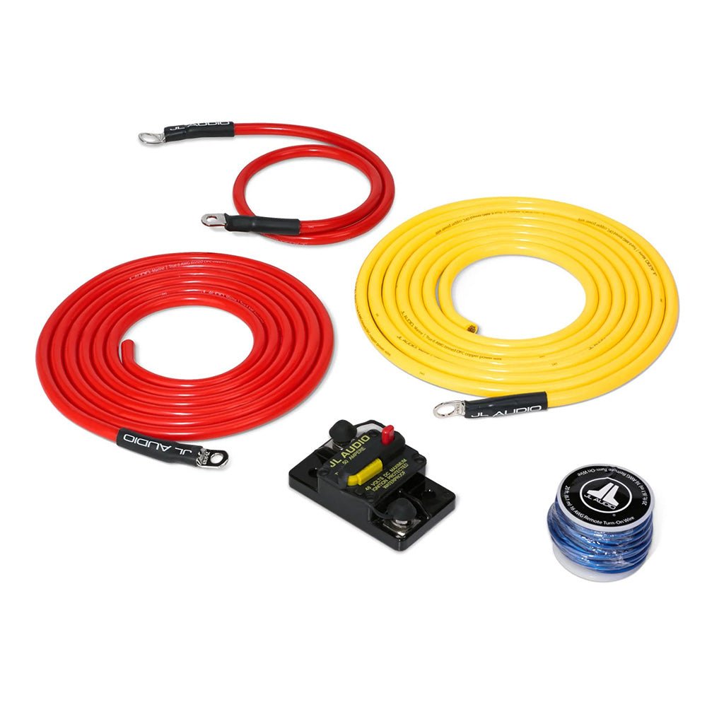 JL Audio Premium 6 AWG 12v Power Connection Kit f/Single Amplifier Within 10' of Battery - XMD - PCS50A - 1 - L10 [010 - 13417 - 00] - Houseboatparts.com