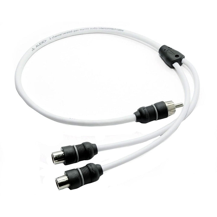 JL Audio 2 Channel Marine Audio Y - Adaptor 1 Male Plug to 2 Female Jacks - XMD - WHTAICY - 1M2F [010 - 13553 - 00] - Houseboatparts.com