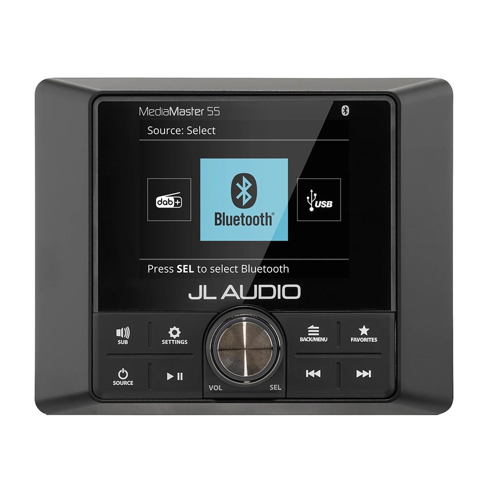 JL Audio MM55 Premium Compact Marine Source Unit w/Full - Color LCD [010 - 03365 - 00] - Houseboatparts.com