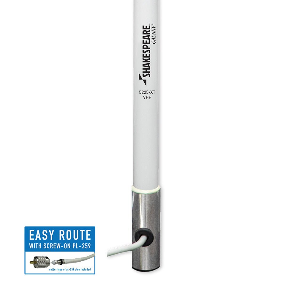 Shakespeare Galaxy 5225 - XT 8' VHF Antenna - 6dB Gain - Reduced Length [5225 - XT] - Houseboatparts.com