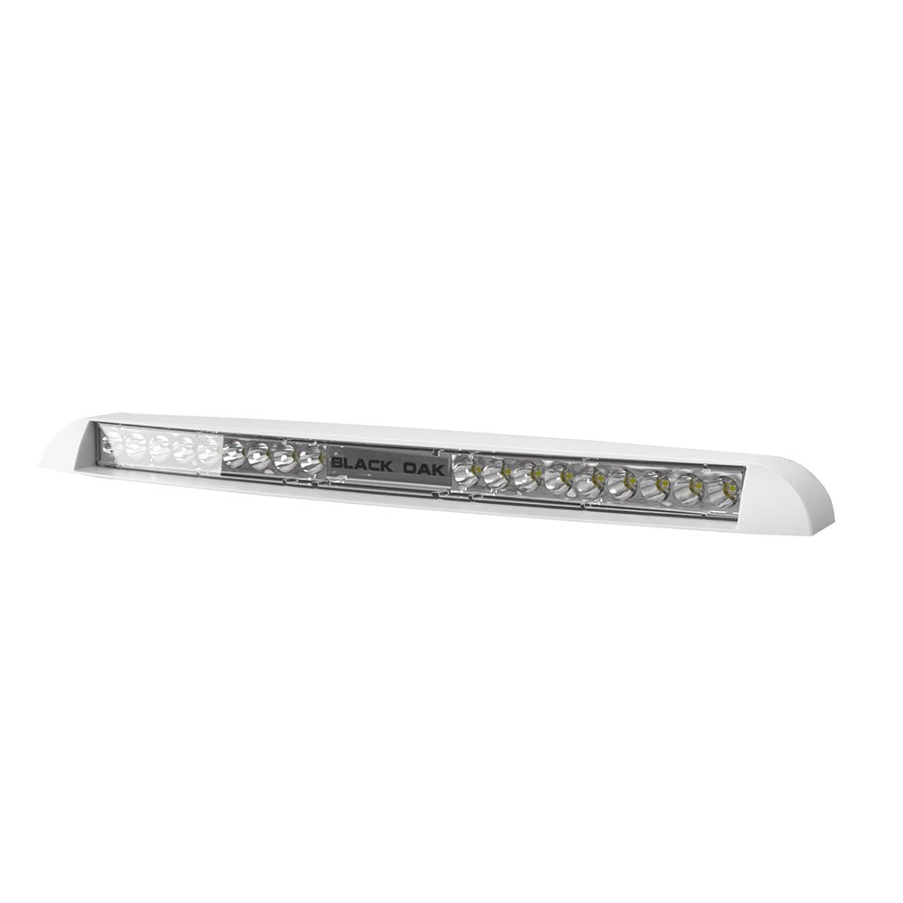 Black Oak Low Profile Marine Bar - Spot - White [LP - WS] - Houseboatparts.com