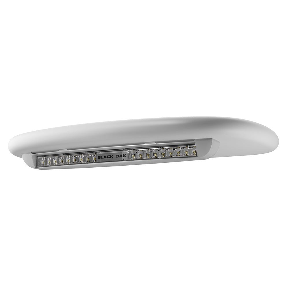 Black Oak Low Profile Marine Bar - Flood - Undermount - White [LP - WXU] - Houseboatparts.com