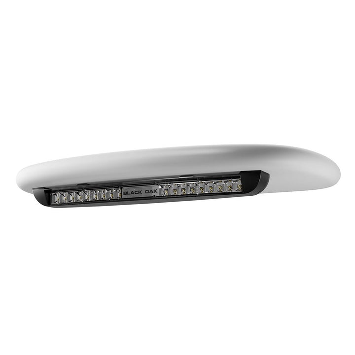 Black Oak Low Profile Marine Bar - Flood - Undermount - Black [LP - BXU] - Houseboatparts.com