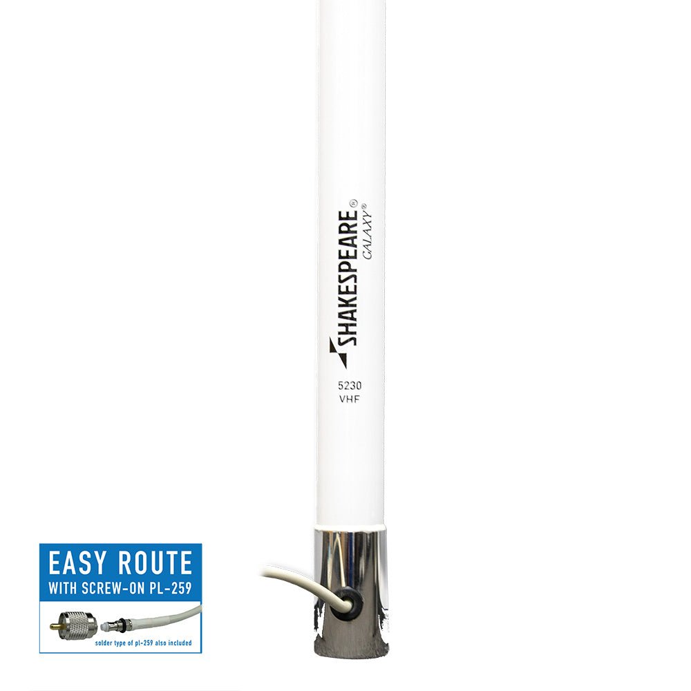 Shakespeare Galaxy 5230 14' VHF Antenna - 8dB Gain [5230] - Houseboatparts.com