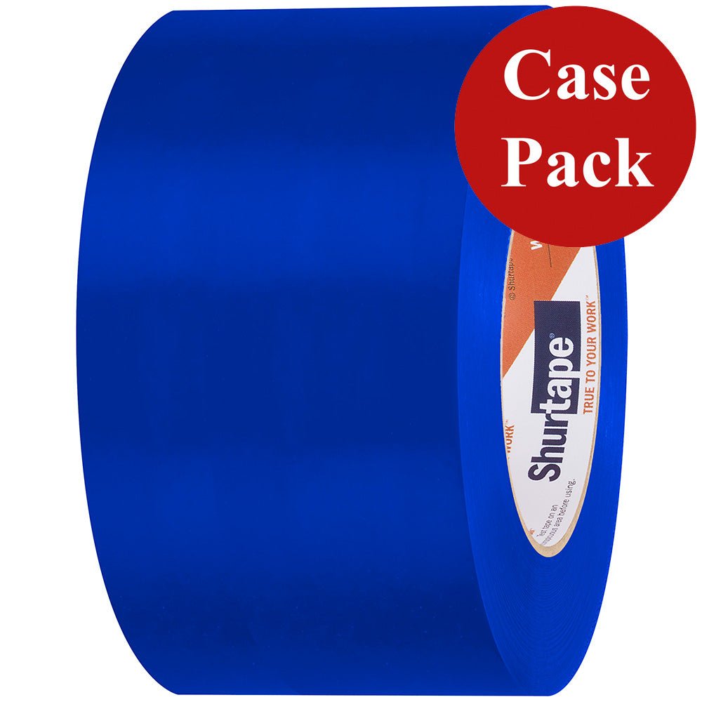 Shurtape UV - Resistant Marine Heat Shrink Tape - 72MM x 55M Roll - Straight Edge Blue *Case of 16 Rolls* [105739C] - Houseboatparts.com