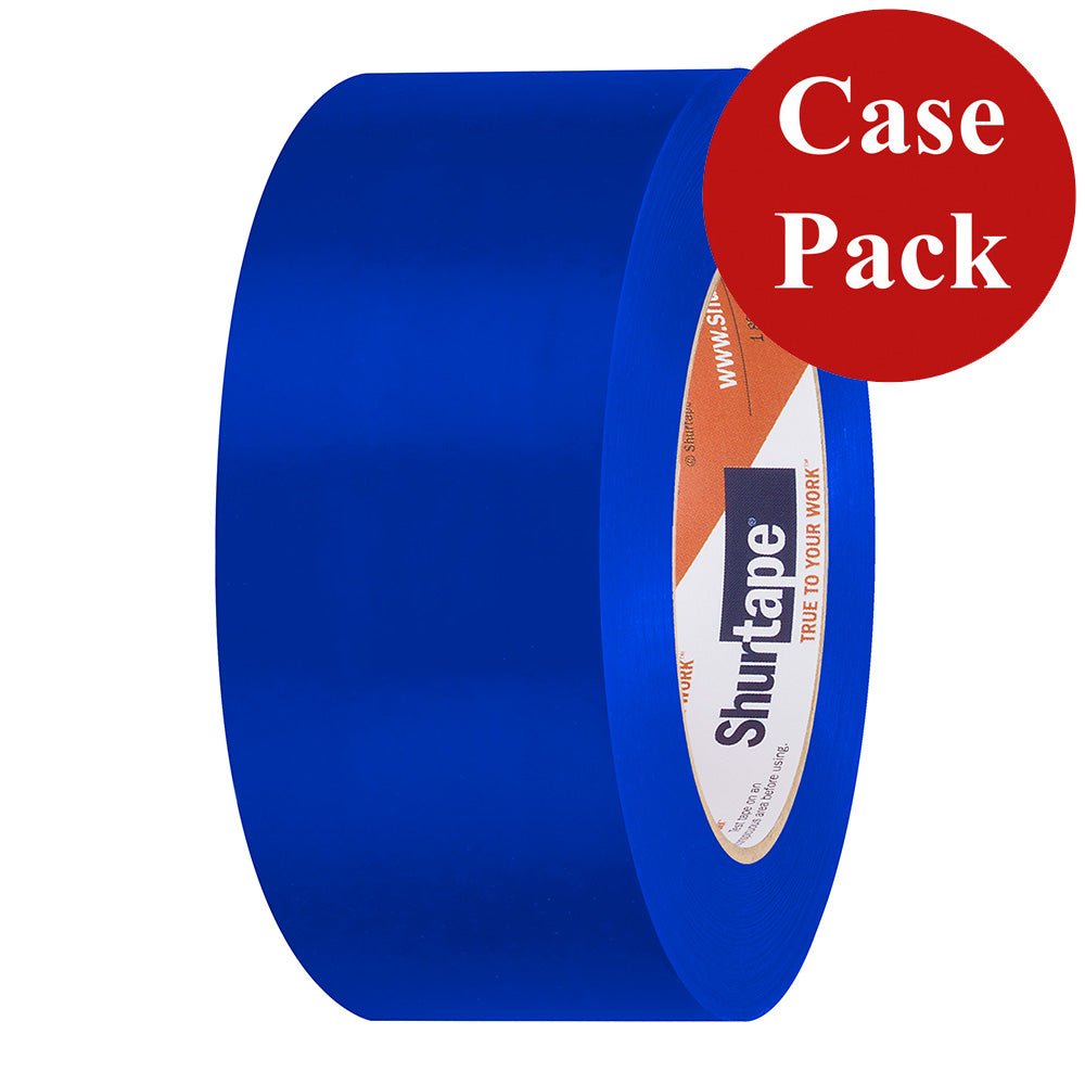 Shurtape UV - Resistant Marine Hull Preservation Tape - 48MM - 33M Roll - Straight Edge Blue *Case of 24 Rolls* [105746C] - Houseboatparts.com