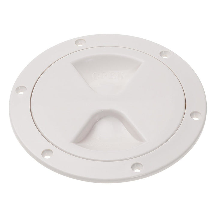 Barton Marine Screw Inspection Cover - 6" (103mm) - White [40040] - Houseboatparts.com