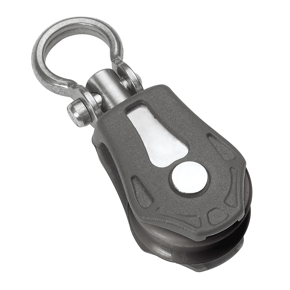 Barton Marine Size 0 20mm Plain Bearing Pulley Block Single Swivel [N00130] - Houseboatparts.com