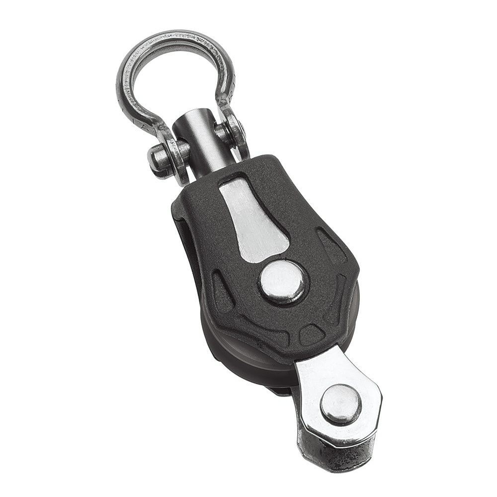 Barton Marine Size 0 20mm Plain Bearing Pulley Block Single Swivel Becket [N00131] - Houseboatparts.com