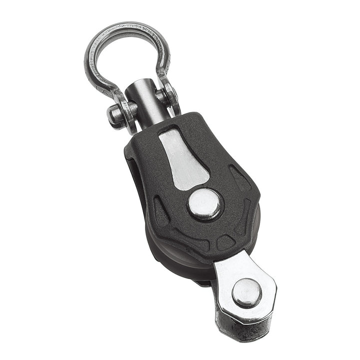Barton Marine Size 0 20mm Plain Bearing Pulley Block Single Swivel Becket [N00131] - Houseboatparts.com