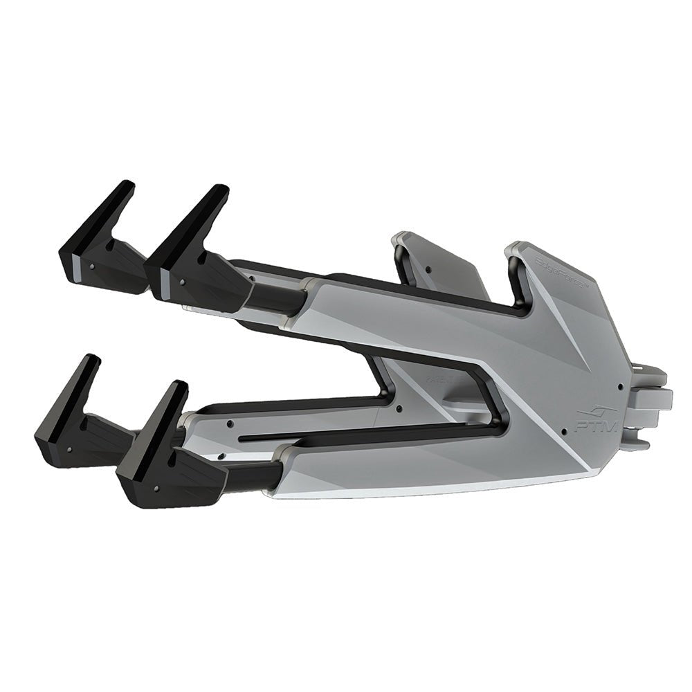 PTM Edge Edgeforce Board Rack Pair - Electrobrite Silver [P13672 - 9010TEBCL] - Houseboatparts.com