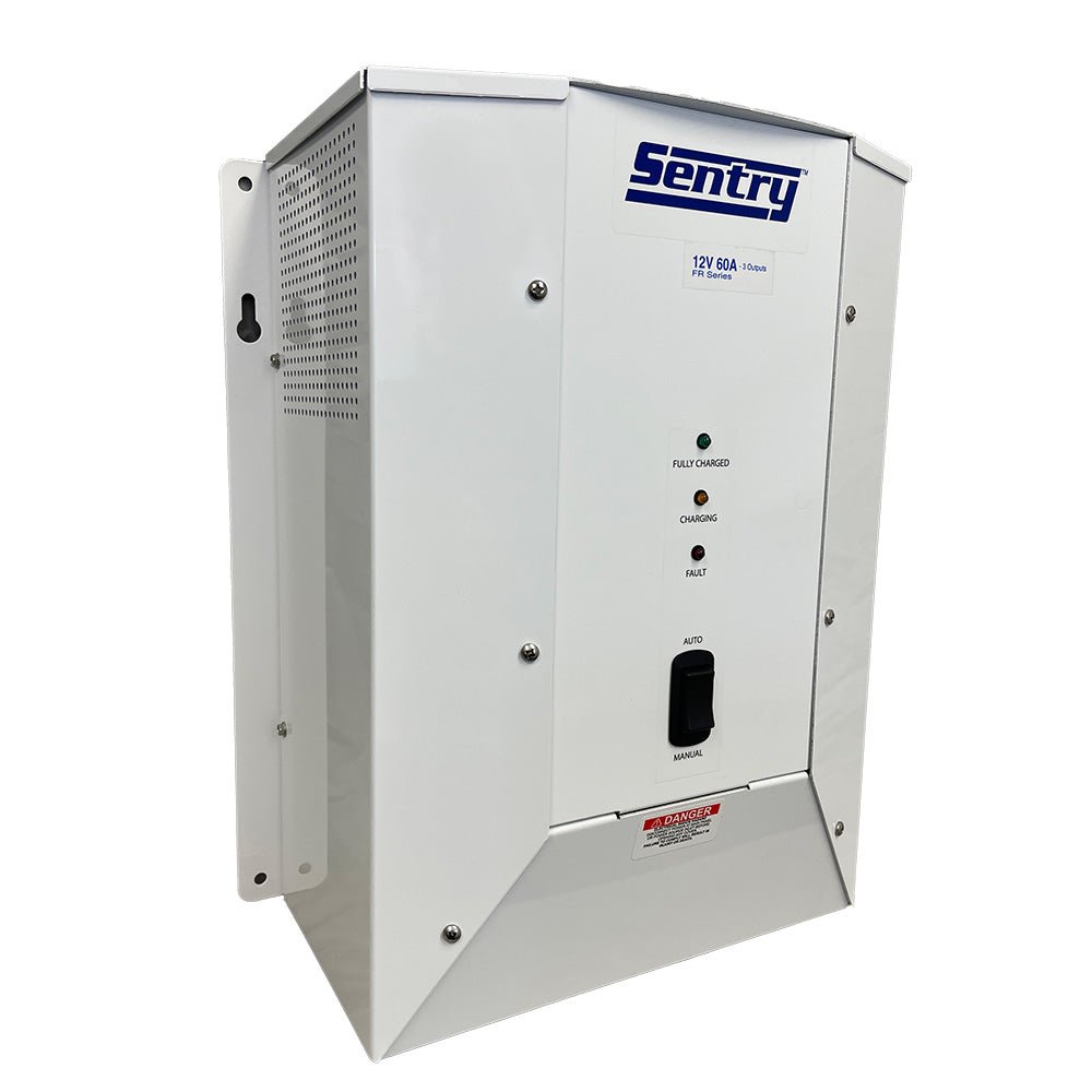 Sentry Marine Battery Charger 115/230V Input 12VDC - 60A - 3 - Bank [SFR1260/3X] - Houseboatparts.com