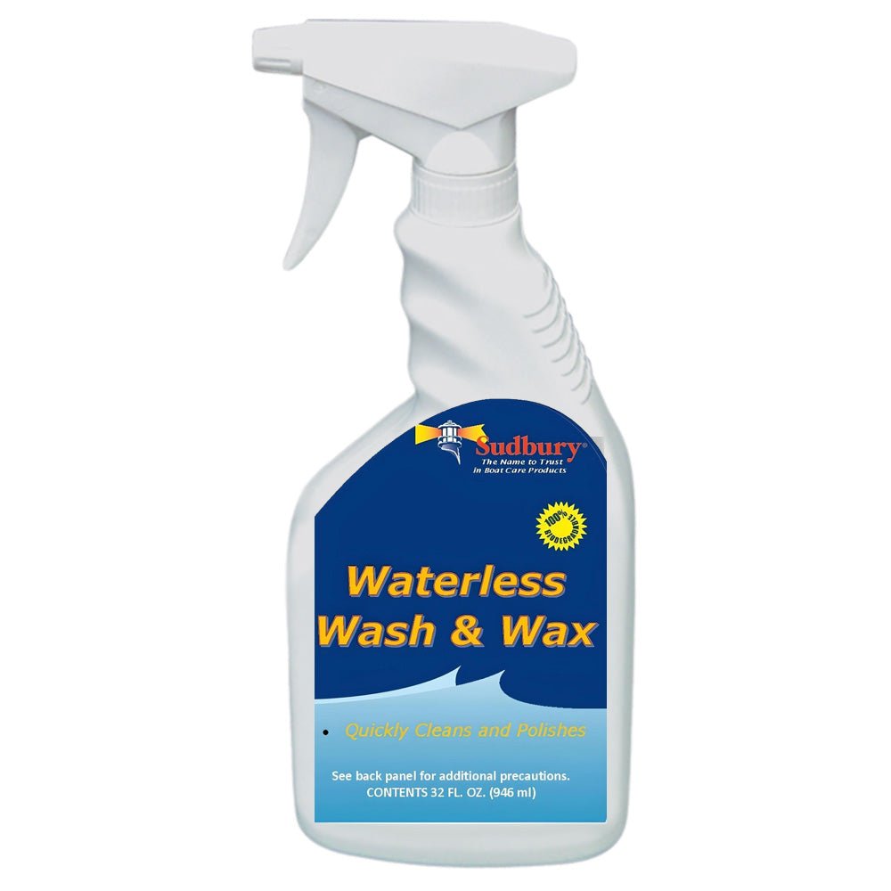 Sudbury Waterless Wash Wax - 32oz Spray Bottle [150Q] - Houseboatparts.com