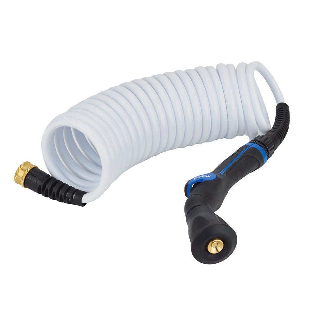 HoseCoil Skipper Spray System w/20' 3/8" Hose - White [HS2011K] - Houseboatparts.com