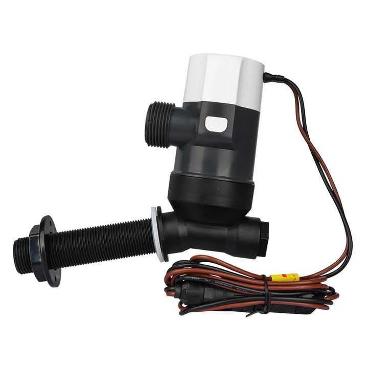Commodore 1100 GPH Angled Livewell Pump - 12V [CM - E31 - 1100L] - Houseboatparts.com