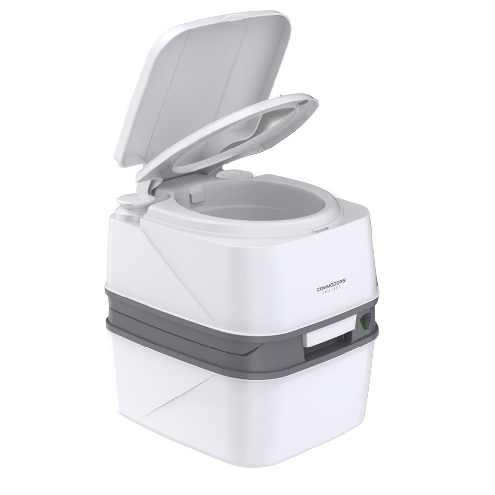 Commodore Premium Portable Travel Toilet - Injection Molded - 18L/4.75 Gallon [CM - 3 - 18PT] - Houseboatparts.com