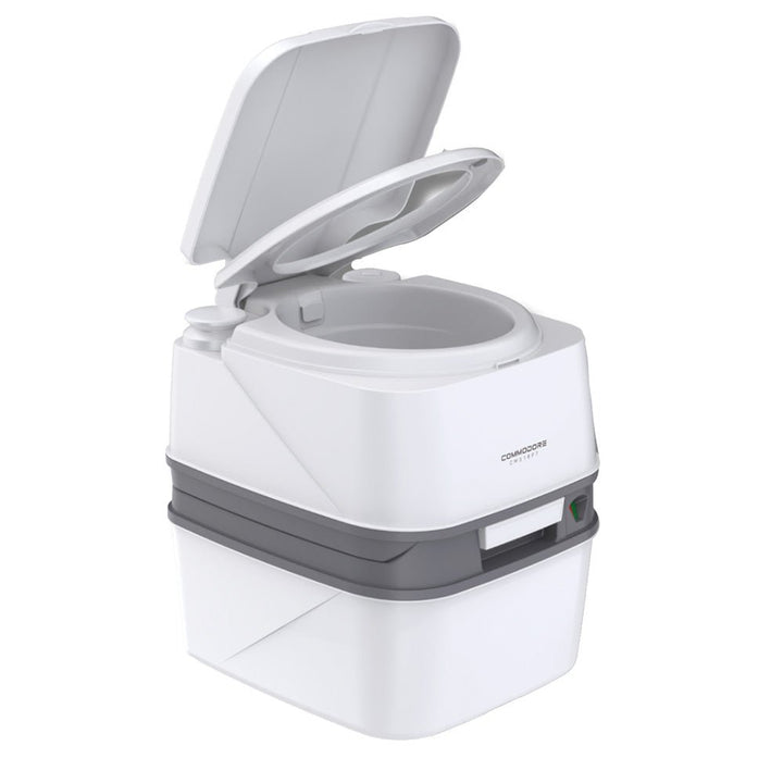 Commodore Premium Portable Travel Toilet - Injection Molded - 18L/4.75 Gallon [CM - 3 - 18PT] - Houseboatparts.com