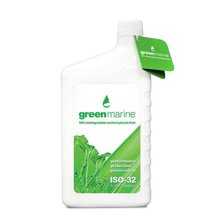 Power - Pole Green Marine ISO - 32 Hydraulic Fluid - 1 qt [GM - ISO32 - QT - F] - Houseboatparts.com