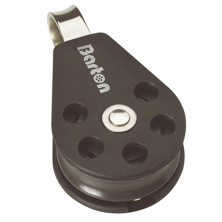 Barton Size 1 30mm Plain Bearing Pulley Block Single Fixed Eye [N01110] - Houseboatparts.com