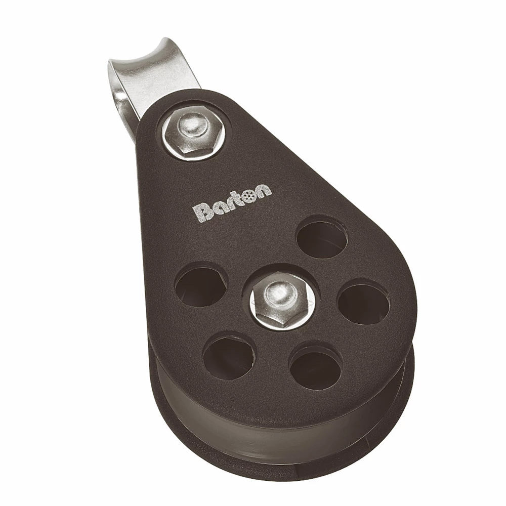 Barton Size 5 54mm Plain Bearing Pulley Block Single Block Fixed Eye [N05110] - Houseboatparts.com