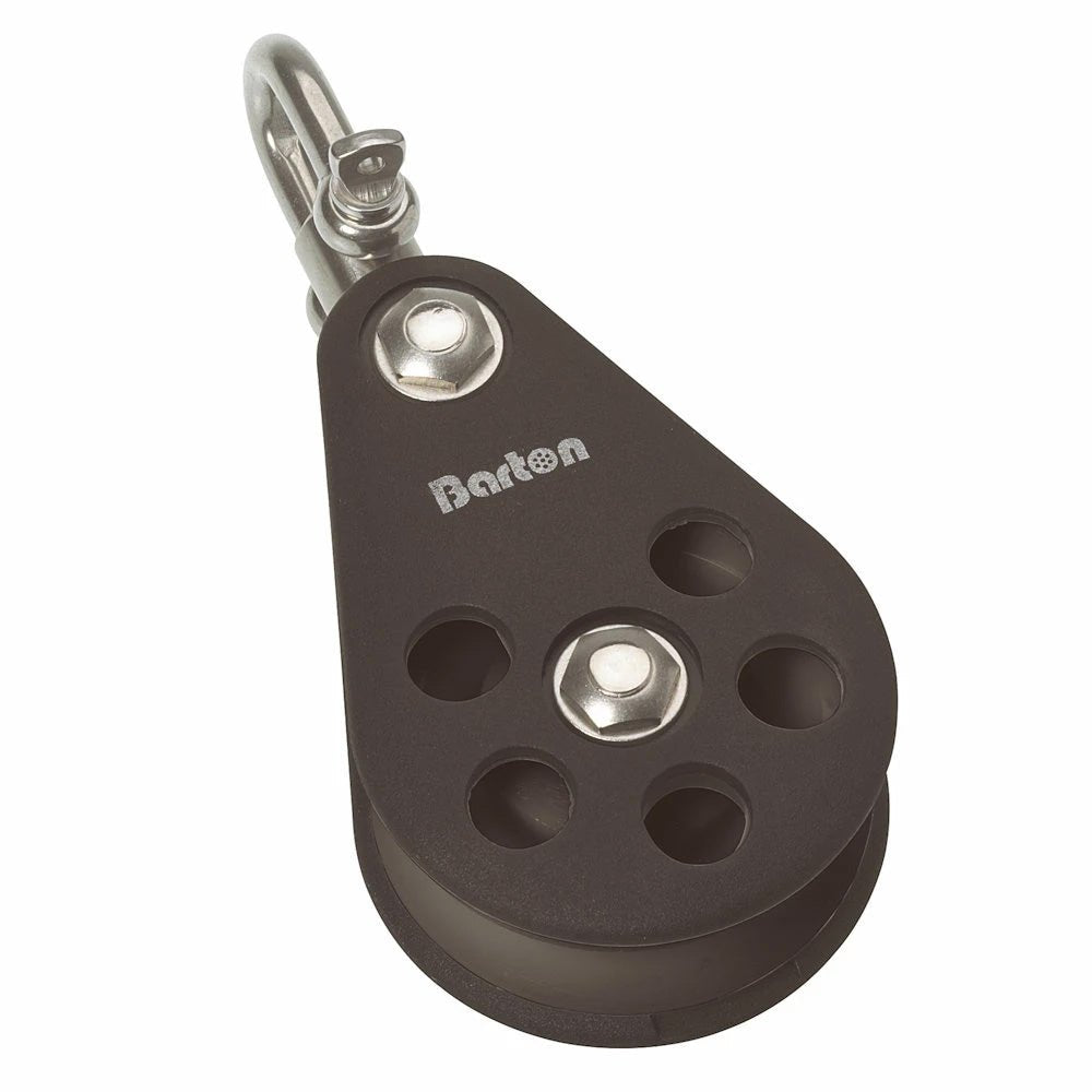 Barton Size 7 70mm Plain Bearing Pulley Block Single Swivel [N07130] - Houseboatparts.com