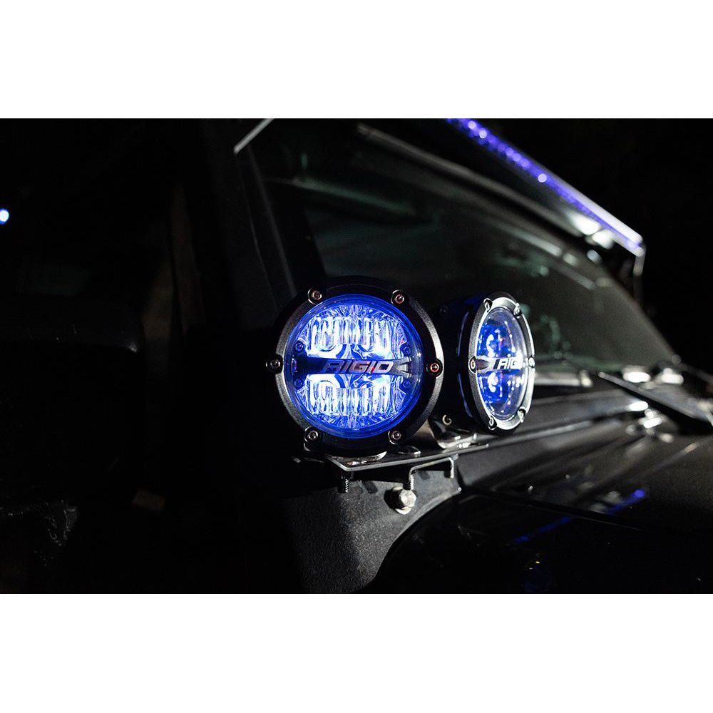 RIGID Industries 360 - Series RGBW 4" Offroad Lamp Drive Beam w/RGBW Backlight Pods - Set of 2 [36401] - Houseboatparts.com