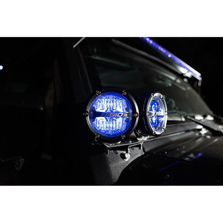 RIGID Industries 360 - Series RGBW 4" Offroad Lamp Drive Beam w/RGBW Backlight Pods - Set of 2 [36401] - Houseboatparts.com