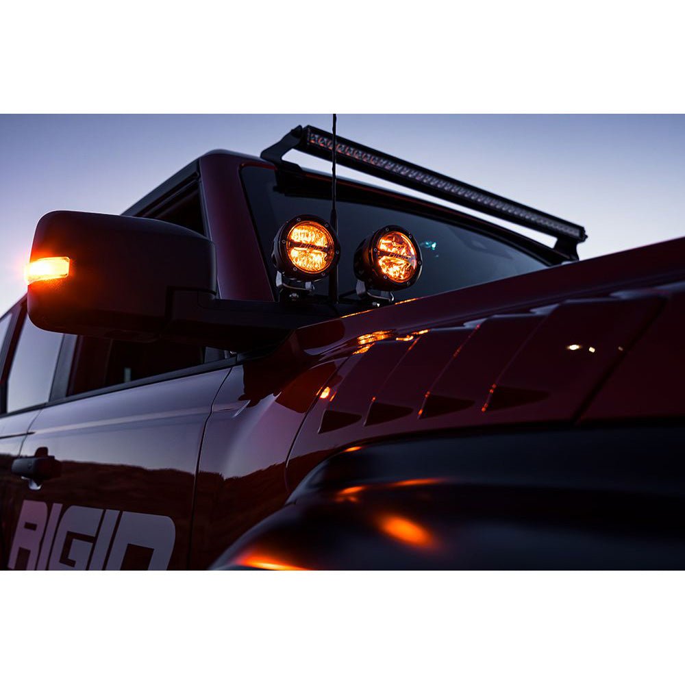 RIGID Industries 360 - Series RGBW 4" Offroad Spot Beam w/RGBW Backlight Pods - Set of 2 [36402] - Houseboatparts.com
