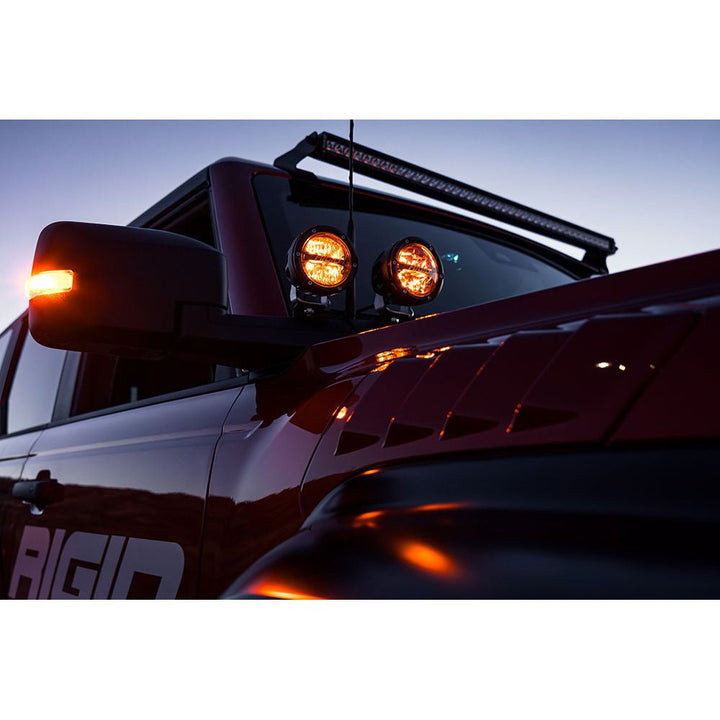 RIGID Industries 360 - Series RGBW 4" Offroad Spot Beam w/RGBW Backlight Pods - Set of 2 [36402] - Houseboatparts.com