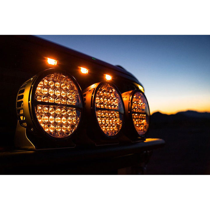 RIGID Industries 360 - Series RGBW 9" Offroad Lamp Spot Beam w/RGBW Backlight Pods - Single [36422] - Houseboatparts.com
