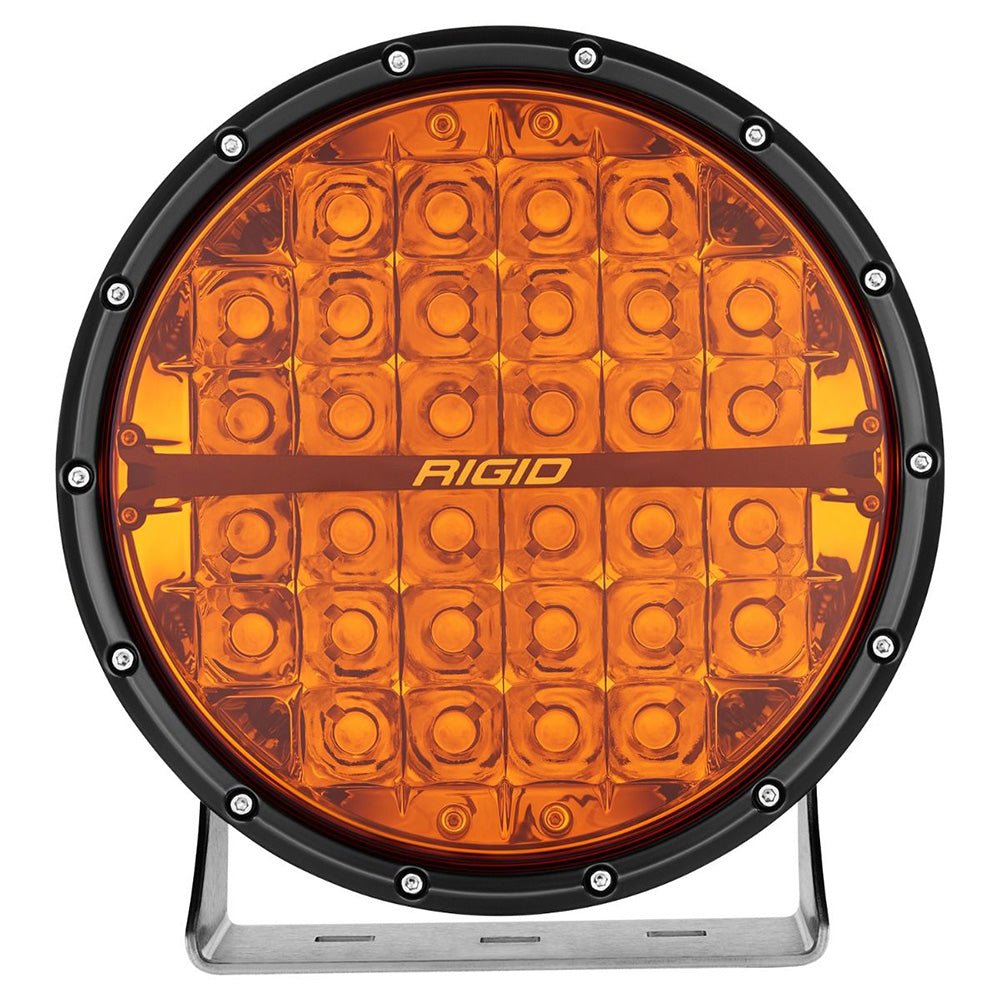 RIGID Industries 360 - Series Amber Pro 9" Offroad Spot Beam w/Amber Backlight Pod - Single [36522] - Houseboatparts.com