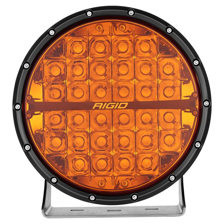RIGID Industries 360 - Series Amber Pro 9" Offroad Spot Beam w/Amber Backlight Pod - Single [36522] - Houseboatparts.com