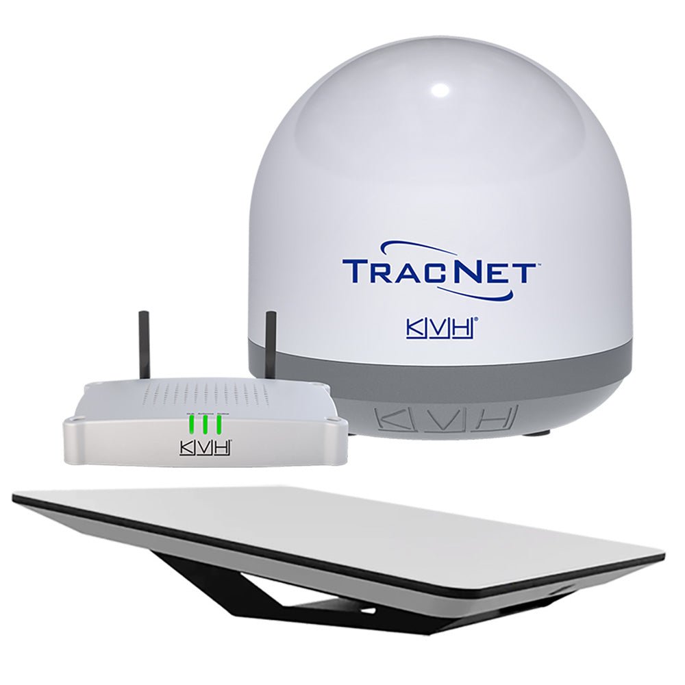 KVH HP Starlink Flat Panel Terminal Kit w/TracNet Coastal Pro 5G/WiFi Compact Terminal w/TracNet Hub [72 - 1048/01 - 0465] - Houseboatparts.com