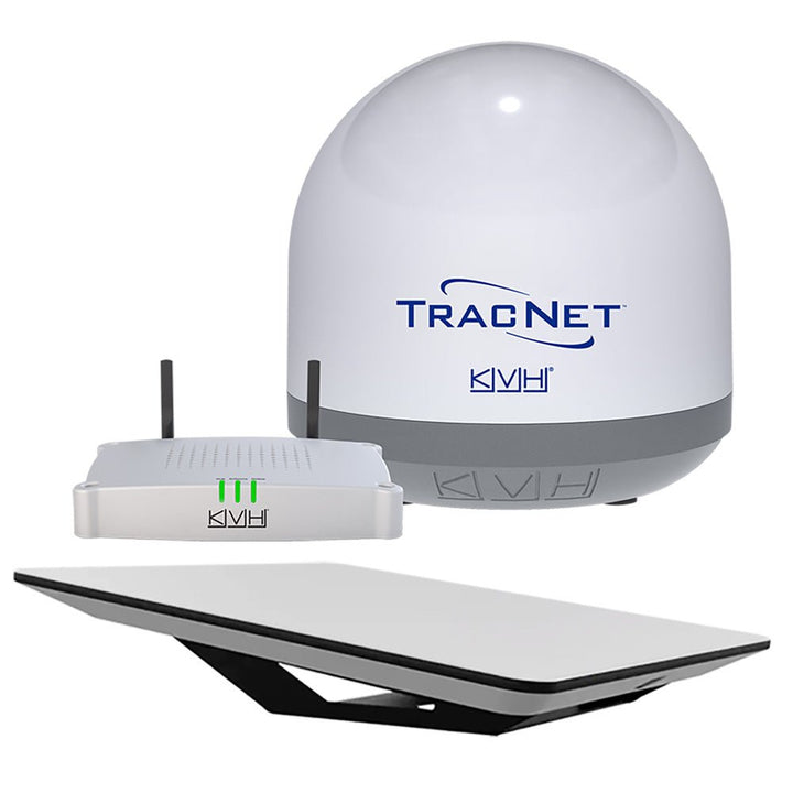 KVH HP Starlink Flat Panel Terminal Kit w/TracNet Coastal Pro 5G/WiFi Compact Terminal w/TracNet Hub [72 - 1048/01 - 0465] - Houseboatparts.com