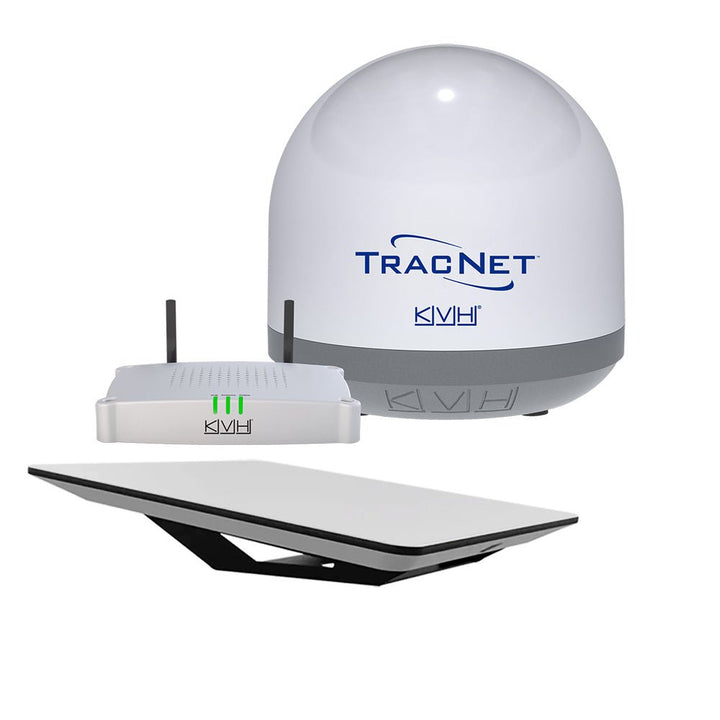 KVH HP Starlink Flat Panel Terminal Kit w/o Router Ethernet Adapter w/TracNet Coastal Pro 5G/WiFi Compact Terminal [72 - 1048 - OEM/01 - 0465] - Houseboatparts.com