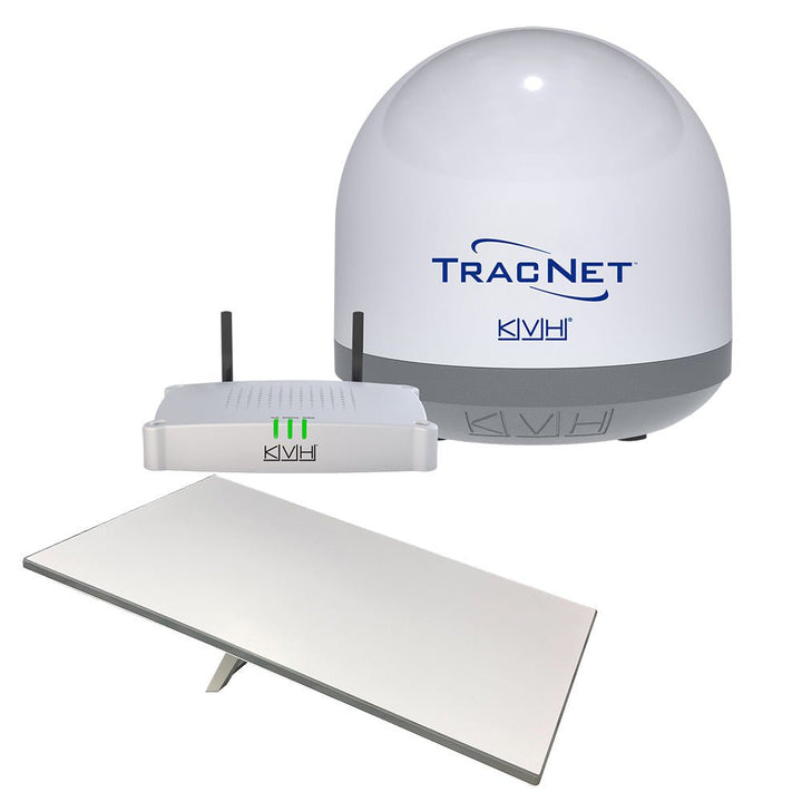 KVH Starlink Premium Standard RV Flat Panel Terminal w/TracNet Coastal Pro 5G/WiFi Compact Terminal w/TracNet Hub [72 - 1081/01 - 0465] - Houseboatparts.com