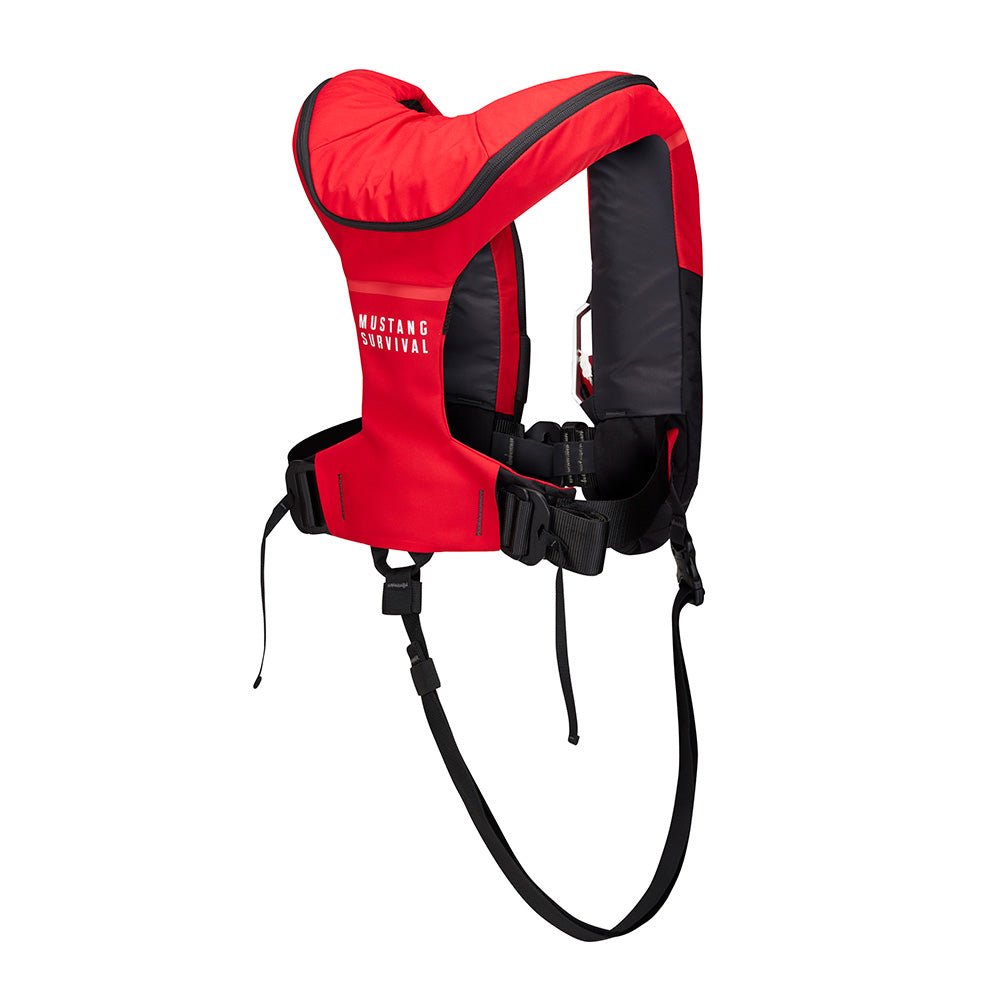 Mustang Atlas 190 DLX Open Ocean Inflatable PFD - Red/Black [MD3195E1 - 123 - 0] - Houseboatparts.com