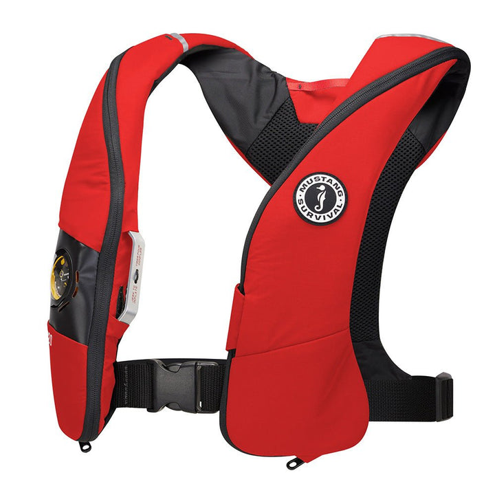 Mustang Elite 120 Coastal Inflatable PFD - Red [MD5170 - 4 - 0] - Houseboatparts.com