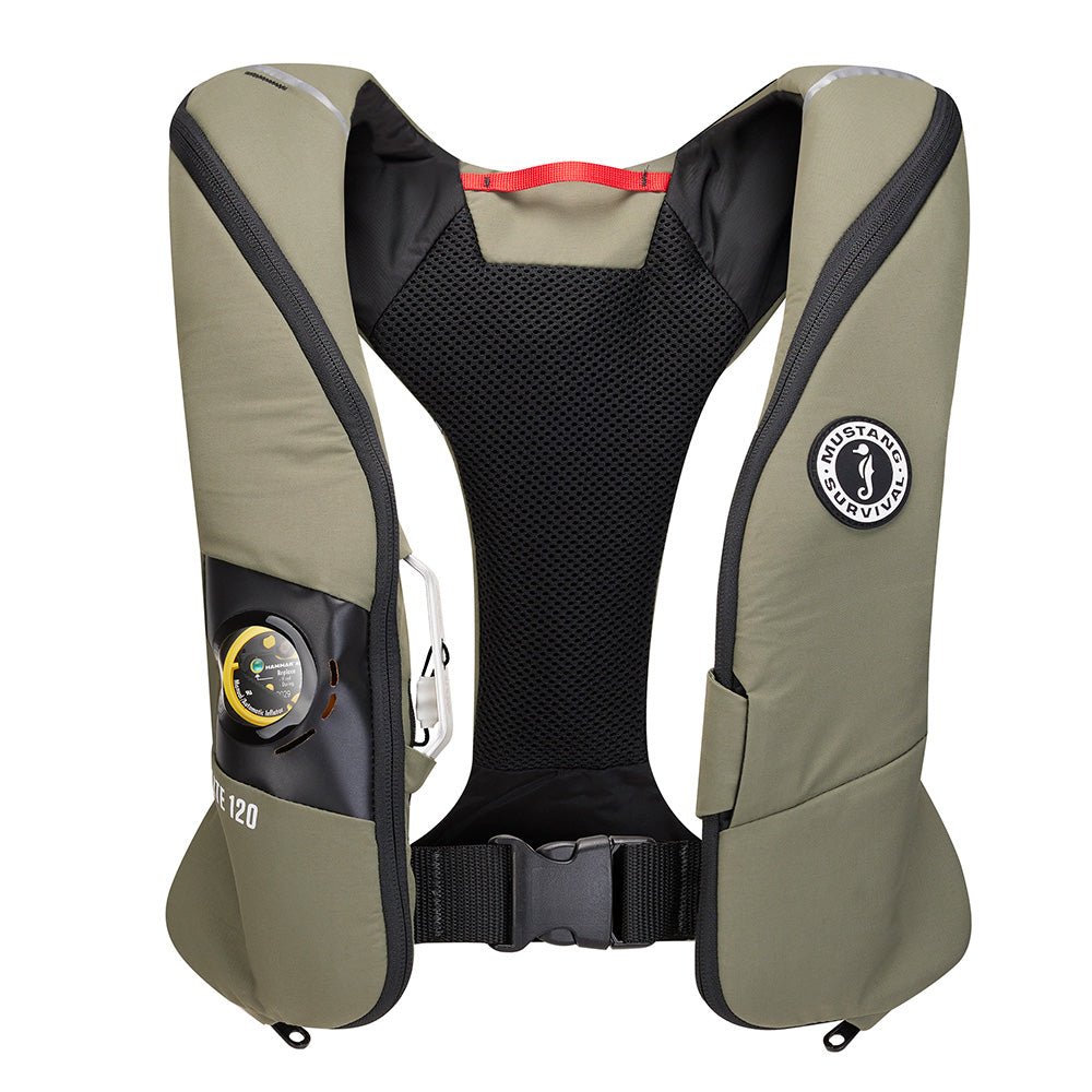 Mustang Elite 120 Coastal Inflatable PFD - Everglade Green [MD5170 - 292 - 0] - Houseboatparts.com