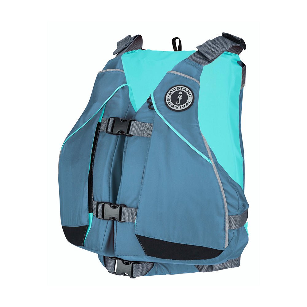 Mustang Women's Moxie Foam Life Vest - XL/XXL - Slate/Aqua [MV807502 - 853 - XL/XXL] - Houseboatparts.com