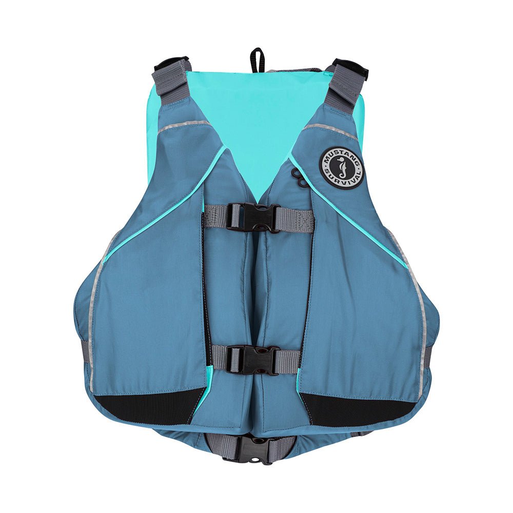 Mustang Women's Moxie Foam Life Vest - XL/XXL - Slate/Aqua [MV807502 - 853 - XL/XXL] - Houseboatparts.com