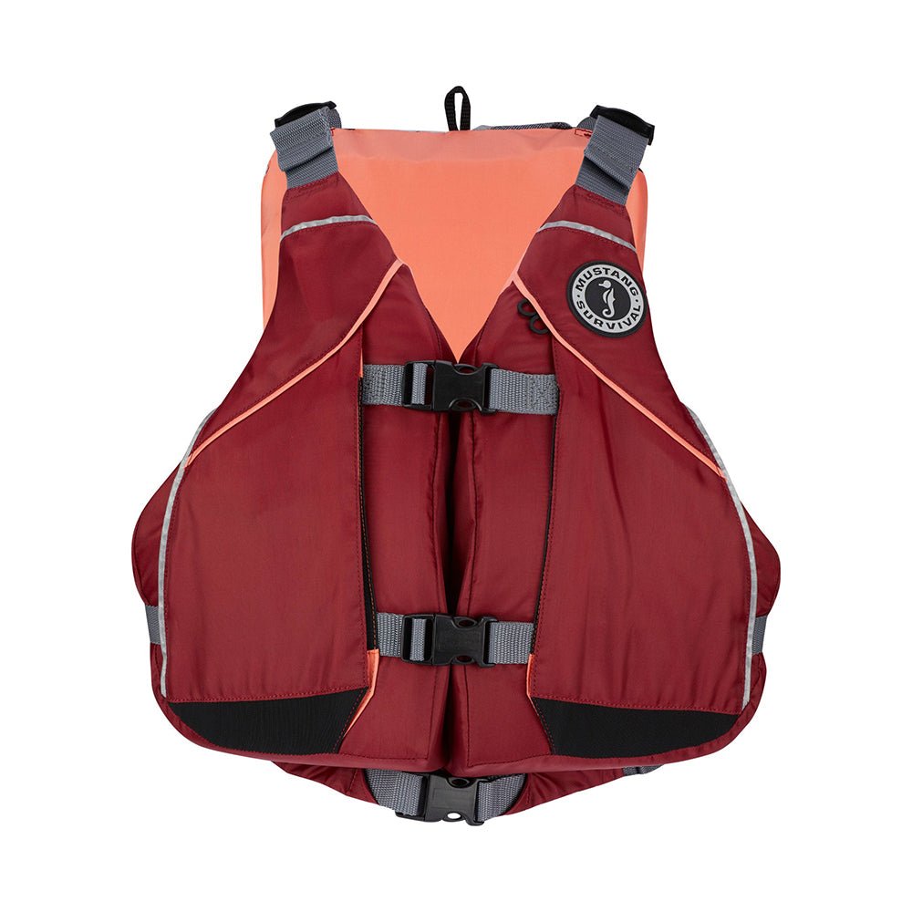 Mustang Women's Moxie Foam Life Vest - M/L - Merlot/Coral [MV807502 - 857 - M/L] - Houseboatparts.com