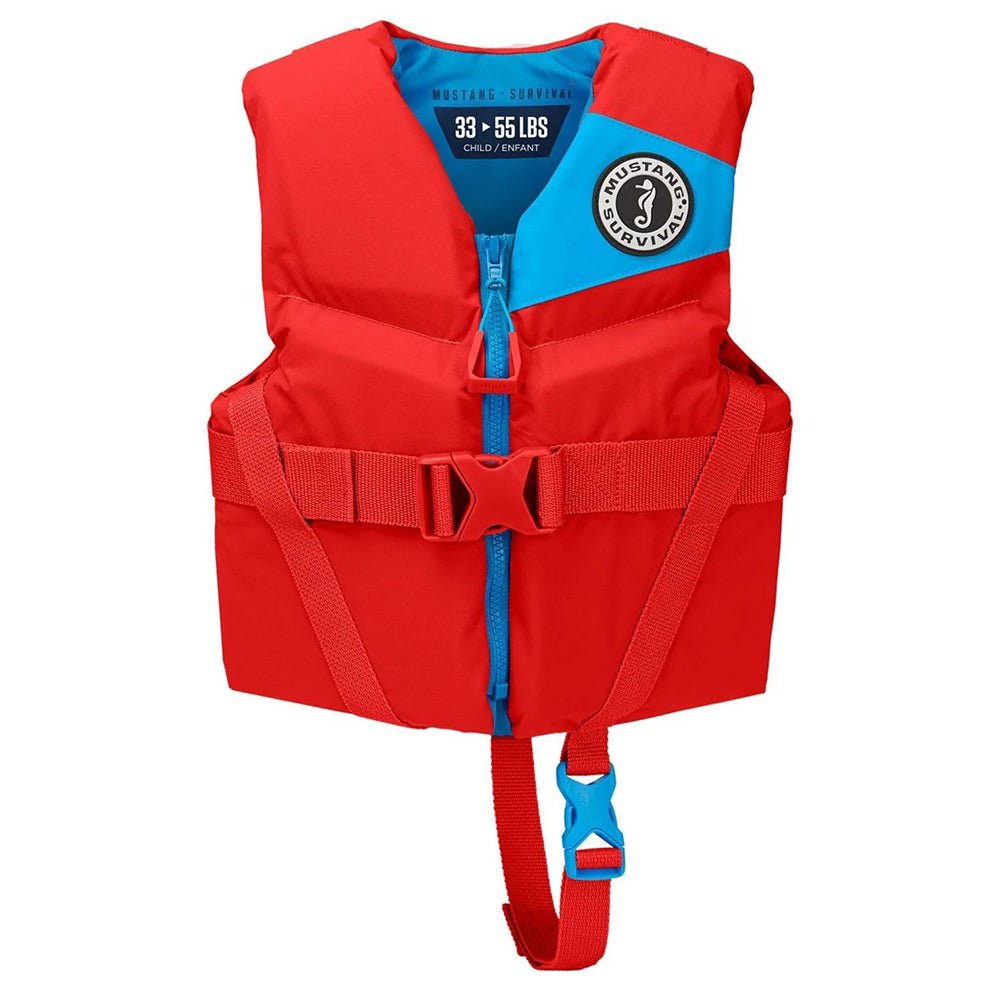 Mustang Child Rev Foam Life Vest - Imperial Red [MV356502 - 277 - 0] - Houseboatparts.com