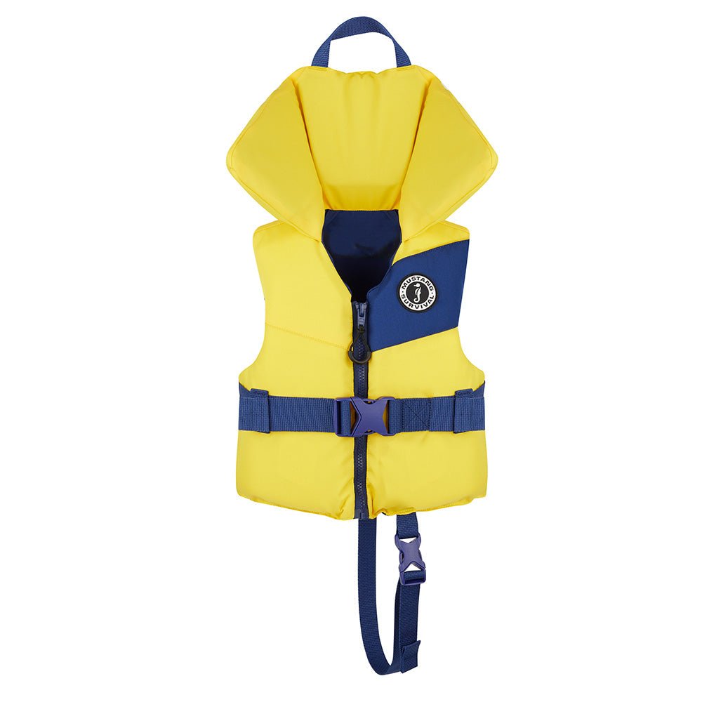 Mustang Lil' Legends Child Foam Vest - Yellow/Navy [MV3556 - 844 - 0] - Houseboatparts.com