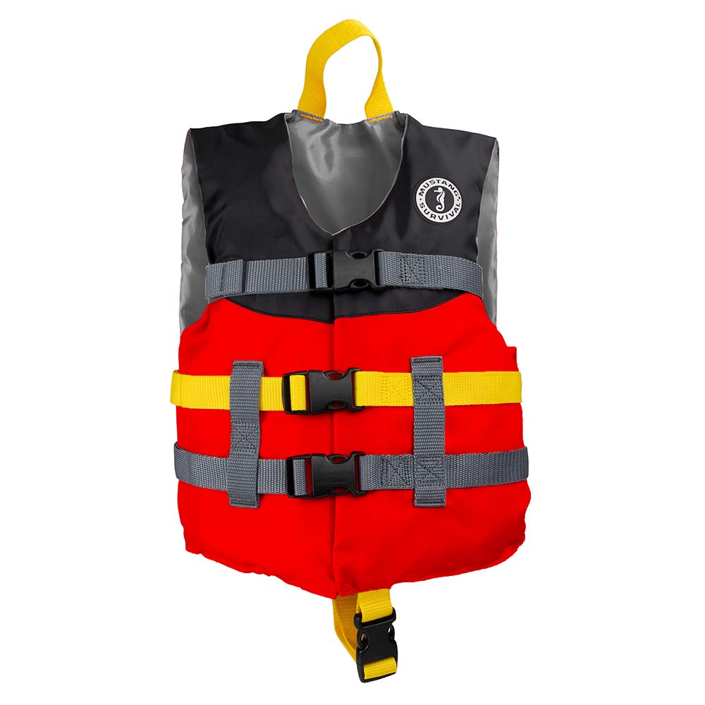 Mustang Child Livery Foam Vest - Red/Black [MV230102 - 123 - 0] - Houseboatparts.com