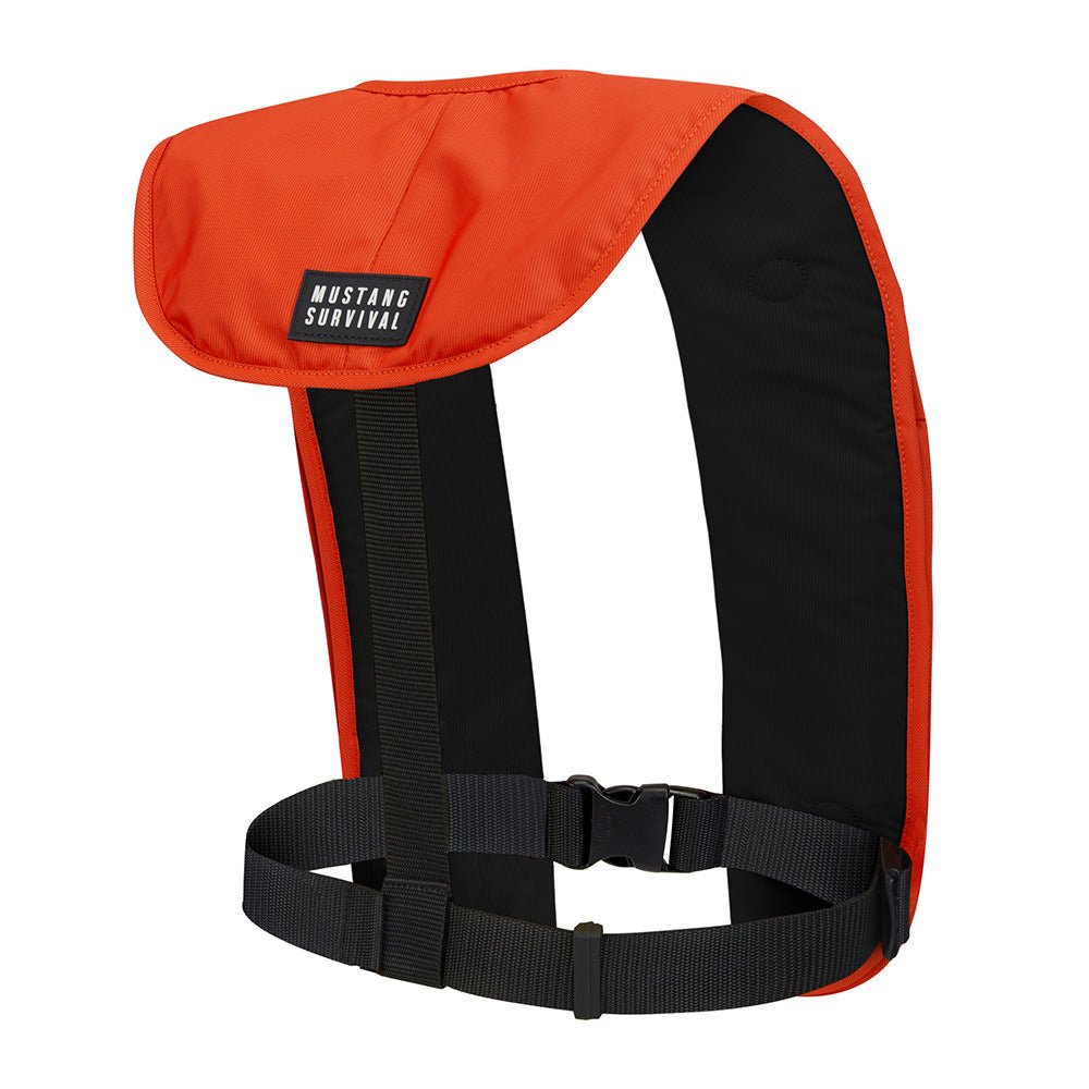 Mustang MIT 100 Inflatable PFD - Orange/Black [MD2018T1 - 33 - 0] - Houseboatparts.com