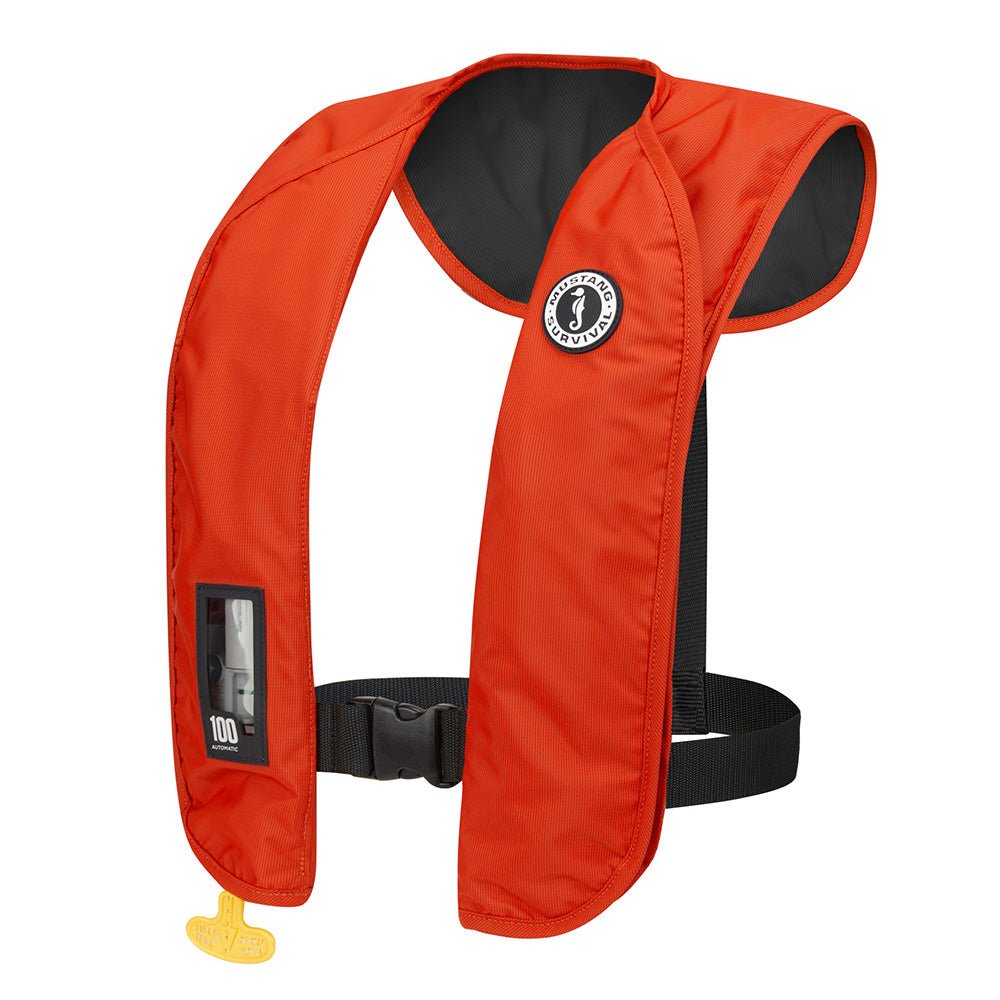 Mustang MIT 100 Inflatable PFD - Orange/Black [MD2018T1 - 33 - 0] - Houseboatparts.com