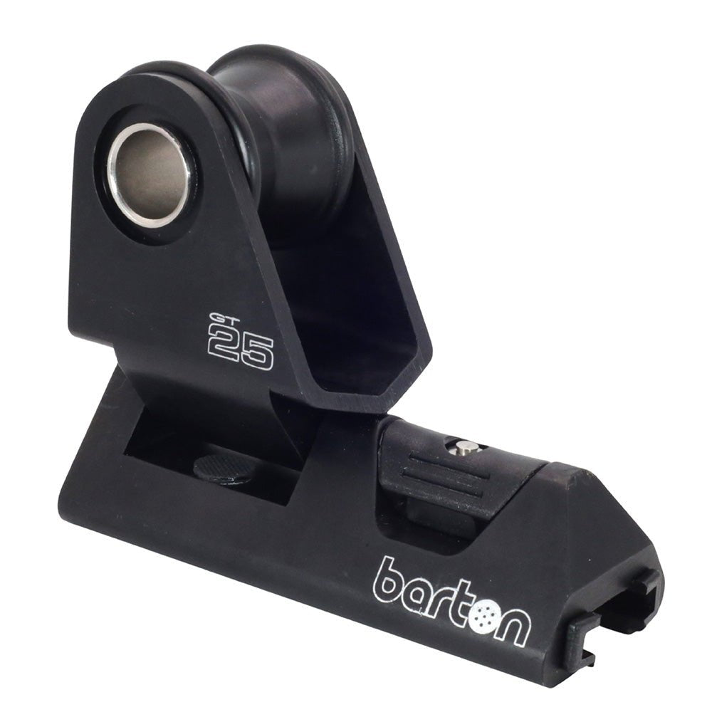 Barton 25mm T - Track Genoa Car - Black [25100GTB] - Houseboatparts.com