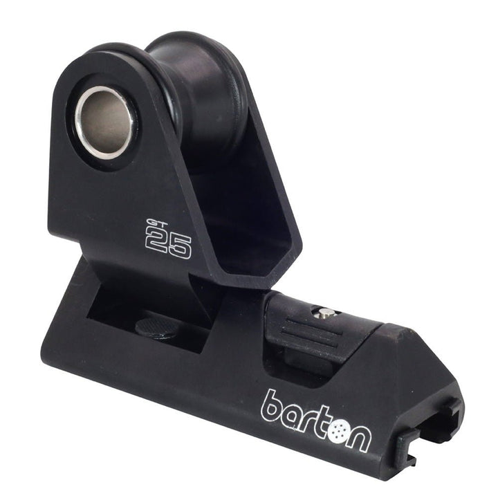Barton 25mm T - Track Genoa Car - Black [25100GTB] - Houseboatparts.com