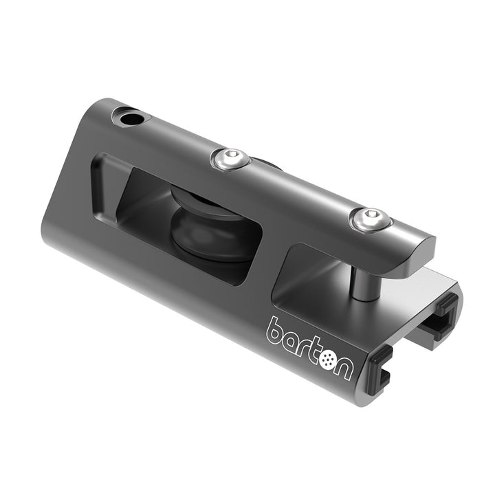 Barton 32mm End Stop Becket Genoa Car Track - Black [32221GTB] - Houseboatparts.com